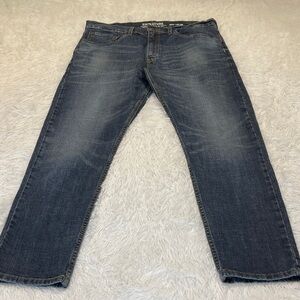 LEVIS Signature S37 SLIM Men's Dark Blue Straight Jeans SIZE 34/30